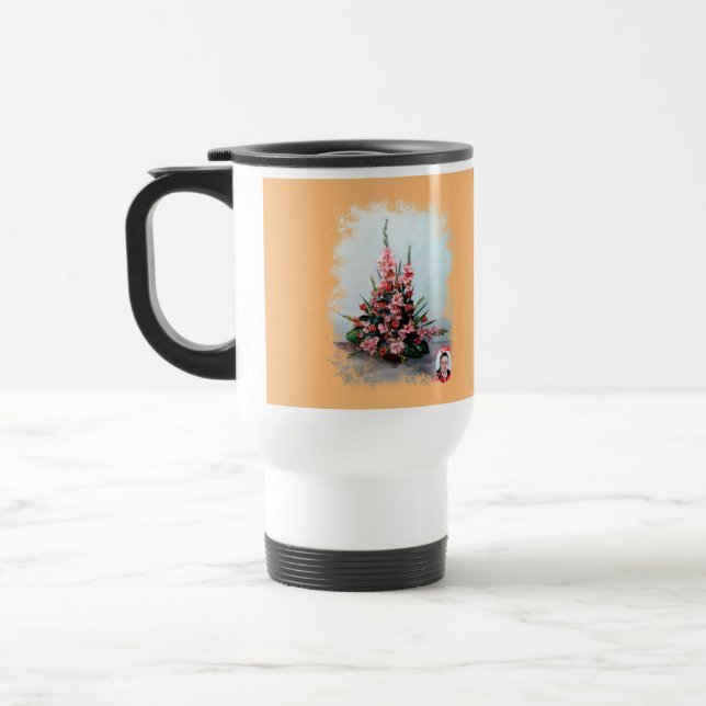 Taza De Viaje Bodegón de flores Reisebecher (Links)