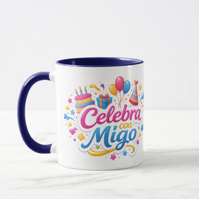Taza de Viaje y de Regalo con Diseño “Celebra Conm Tasse (Links)