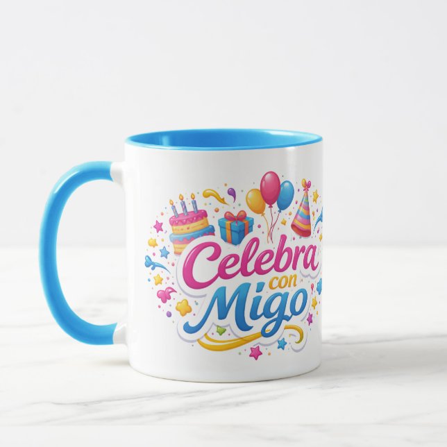 Taza de Viaje y de Regalo con Diseño “Celebra Conm Tasse (Links)