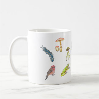 Taza de Vida Silvestre en Acuarela Kaffeetasse