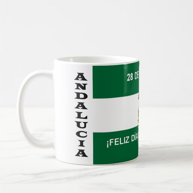 Taza Dia de Andalucia Kaffeetasse (Links)