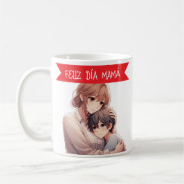 Taza día de la madre diseño anime kaffeetasse