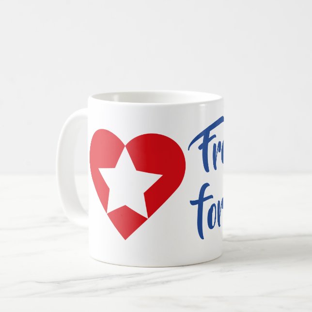 Taza Freedom for Cuba Kaffeetasse (Vorderseite Links)