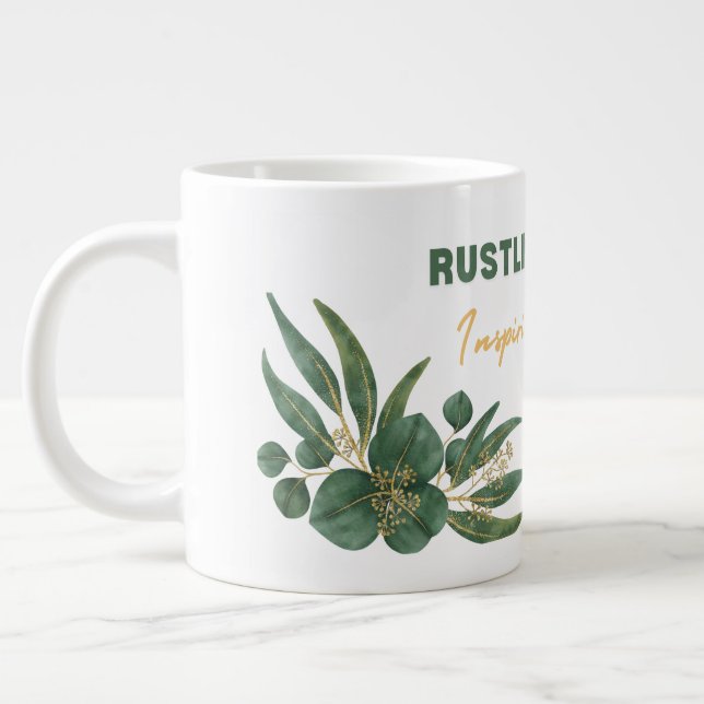 Taza Hojas Eucalipto Jumbo-Tasse (Links)