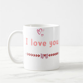 Taza I Love You Colección Con Mucho Amor ❤️ Kaffeetasse