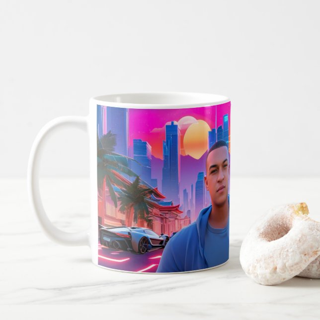Taza Kaffeetasse (Mit Donut)