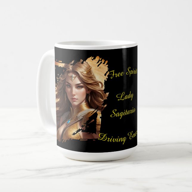 Taza Lady Sagitario Kaffeetasse (Vorderseite Links)