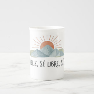 Taza Latte Motivacional Montañas Prozellantasse