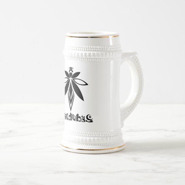 Taza Logo Juasdubai Bierglas (VorderseiteRechts)