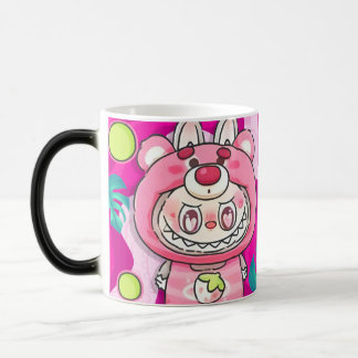 taza magica con motivo labubu verwandlungstasse