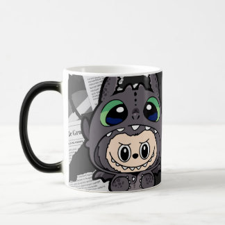 taza magica con motivo labubu verwandlungstasse