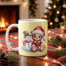 Taza Navideña con Snowman