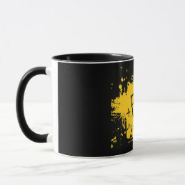 Taza Negra con logo de +Flow Tasse