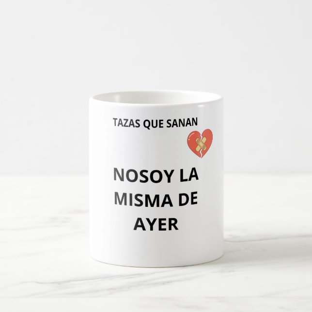 Taza No Soy La Misma De Ayer Kaffeetasse (Mittel)
