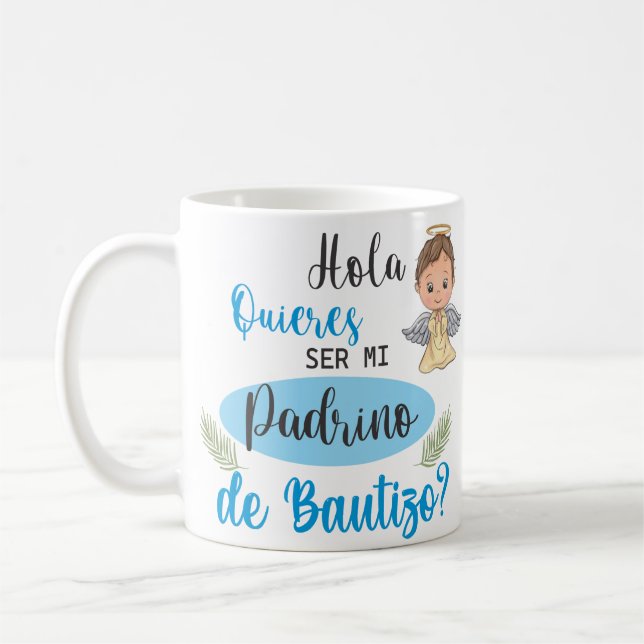 TAZA PADRINO BAUTIZO KAFFEETASSE (Links)