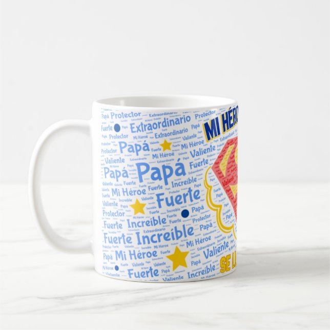 Taza para Día del Padre - "Mi heroe" Kaffeetasse (Links)