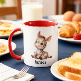 Taza para niños con diseño de adorable animalito tasse