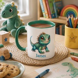 Taza para niños personalizada con diseño de animal tasse