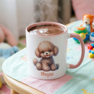 Taza para niños personalizada con diseño de animal tasse
