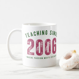 Taza para profesor | Teaching Since 2006 Kaffeetasse