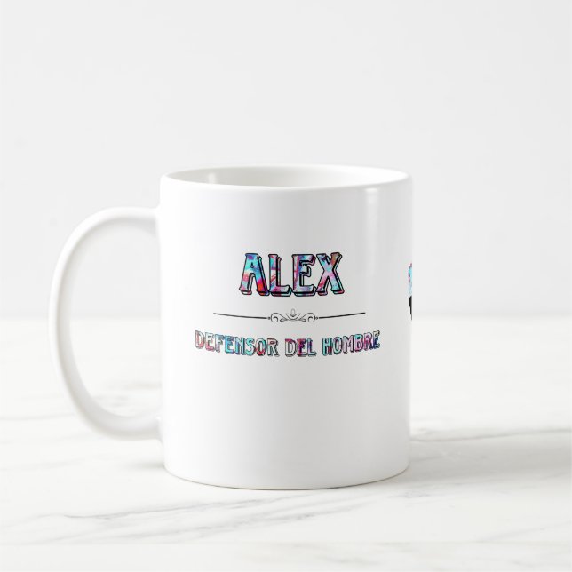 Taza personalizada Alex y su significado Kaffeetasse (Links)