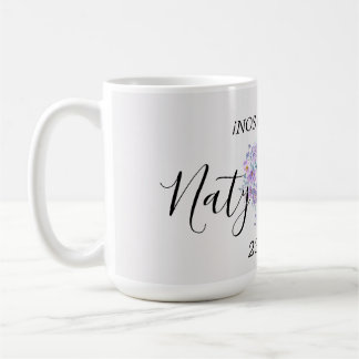 Taza Personalizada de Boda en Tonos Lilas Kaffeetasse
