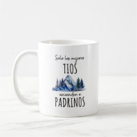 Taza Personalizada Quieren Ser Mis Padrinos 2025
