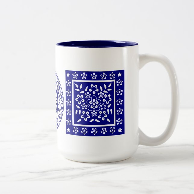 taza Puebla1 Zweifarbige Tasse (Rechts)
