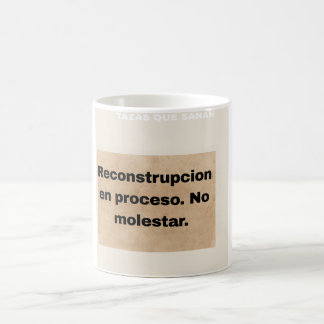 Taza Reconstrucción en Proceso No molestar Kaffeetasse