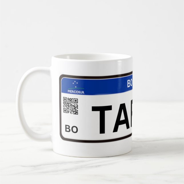 Taza Tarija Mercosur Kaffeetasse (Links)