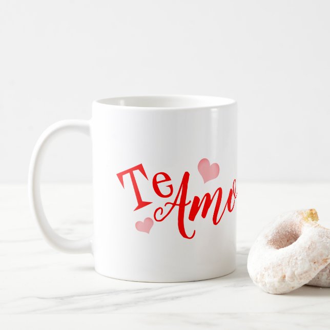 Taza - Te Amo Kaffeetasse (Mit Donut)