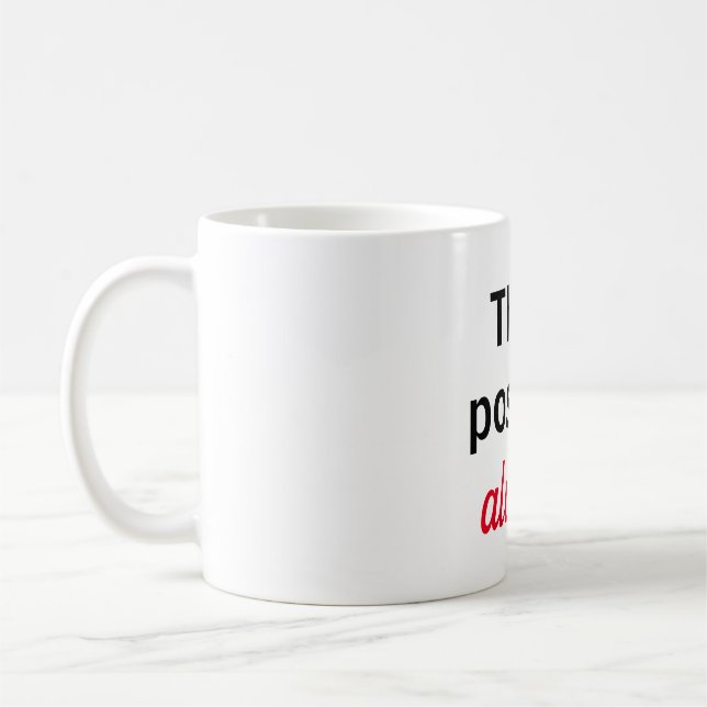 Taza think positive always kaffeetasse (Links)