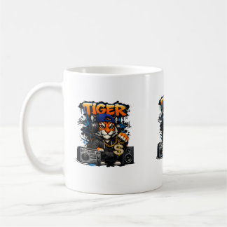 Taza Tiger Hip Hop Style Kaffeetasse