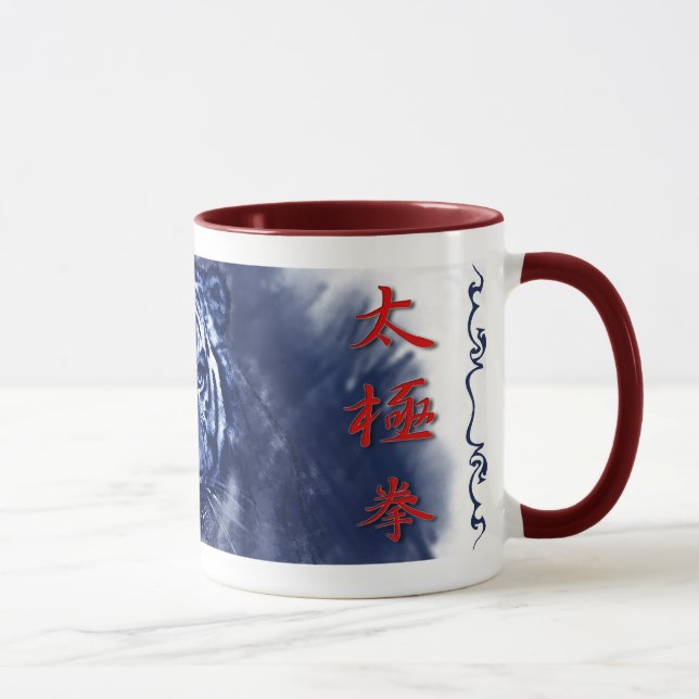 taza tigre letras   letras Porzellane Tasse (Rechts)