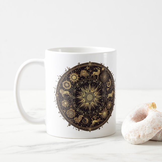 Taza zodiacal kaffeetasse (Mit Donut)