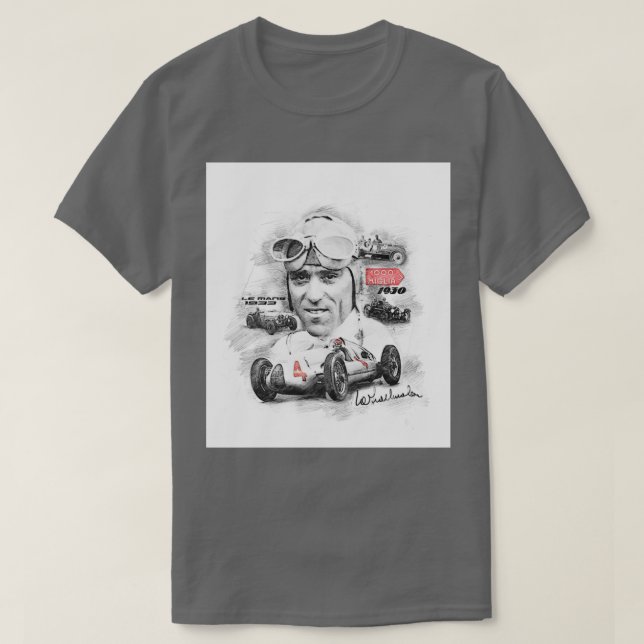 Tazio Nuvolari  T-Shirt (Design vorne)