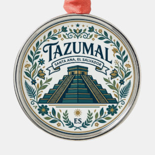 Tazumal El Salvador Ornament Aus Metall
