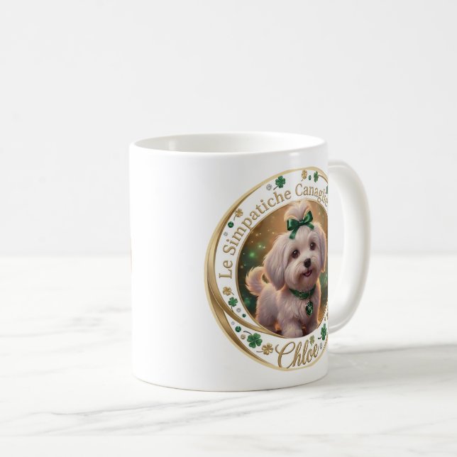 Tazza Chloe Bianca - Coton Detectives Kaffeetasse (VorderseiteRechts)