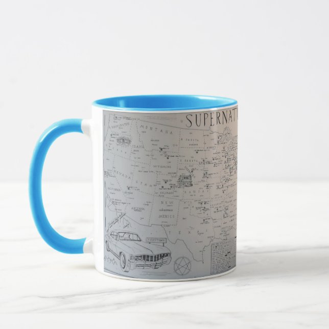 Tazza Mappa Kansas Tasse (Links)