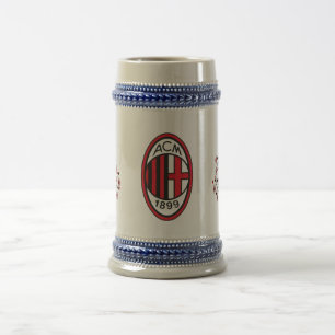 Tazza Milan calcio Bierglas