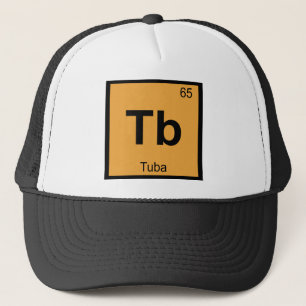 Tb - Tuba Music Chemistry Periodic Table Symbol Truckerkappe