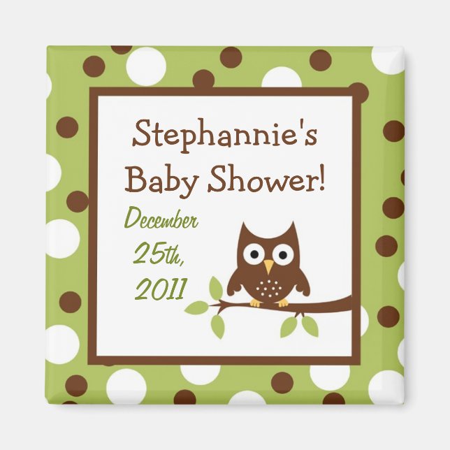 {TBA} 2"x2" Woodland Friends Gastgeschenk Magnet (Vorne)