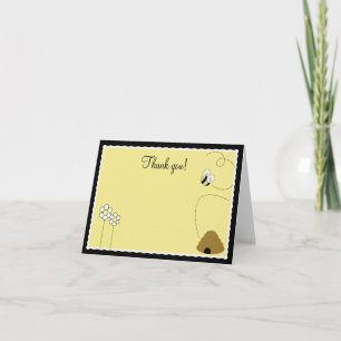 {TBA} Bee Happy Hummel Bien gefaltete Dankeskarten Dankeskarte