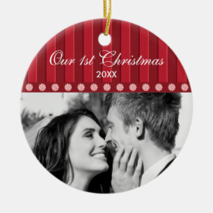 {TBA} Candy & Stripes Unser erstes Weihnachtsgesch Keramikornament