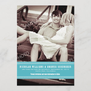 {TBA} Einfaches Aqua-Band Save the Date