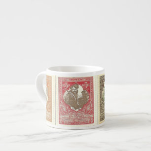TBA Gewinner Vintage Russische Post Espressotasse