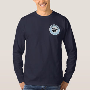 TBA Hanukah Handy mit weißem Text T-Shirt