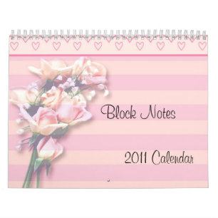 - TBA - Rose - Blocknotizen 2011 - Kalender