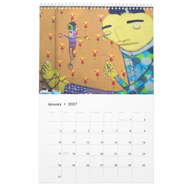 (TBA) STRASSEN-Kunst Kalender (Jan 2027)
