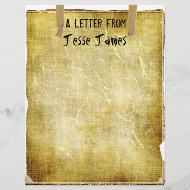 TBA & TOP 10~Letter from..Old Paper Letterhead (Vorderseite)